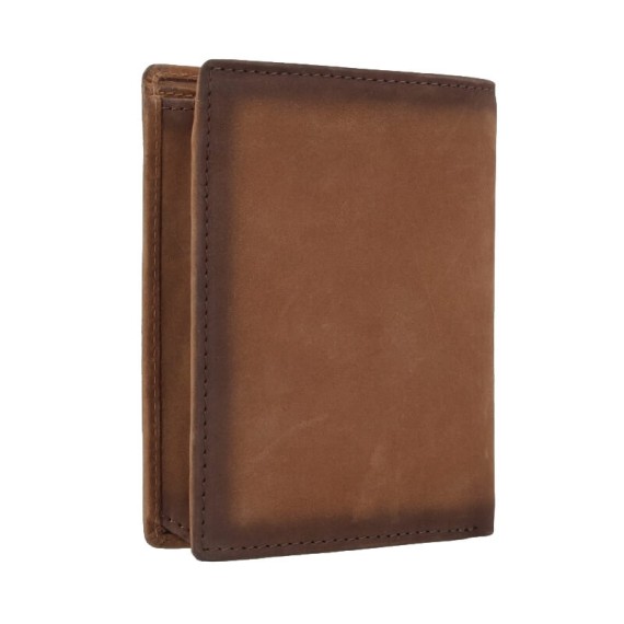 Camel Active Carteira Vertical c/ Porta-Moedas DALLAS Conhaque | Ref. 9136670522