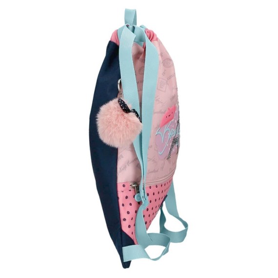 Mochila Saco c/ Bolso Frontal Enso BONJOUR Rosa | Ref. 186.9523821