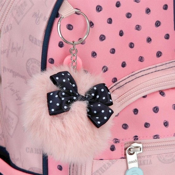 Mochila Saco c/ Bolso Frontal Enso BONJOUR Rosa | Ref. 186.9523821