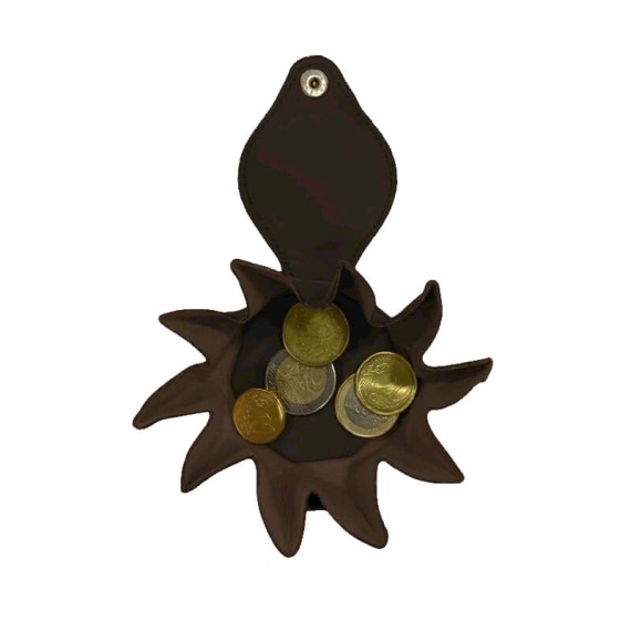 Porta-Moedas Girassol JOSEPH LOUIS Castanho | Ref. 39.JL3113CS