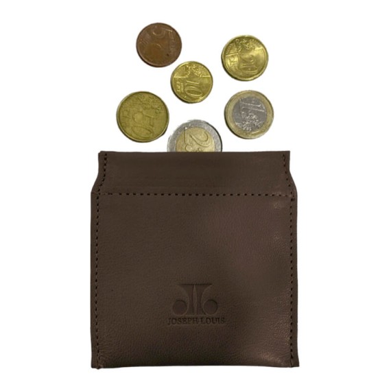 Porta-Moedas Pac Simples JOSEPH LOUIS Castanho | Ref. 39.JL3009CS Porta-Moedas Pac Simples JOSEPH LOUIS Castanho | Ref. 39.JL3009CS