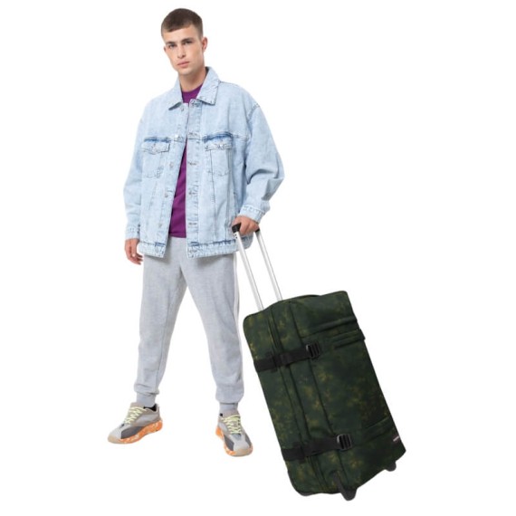 Mala de Viagem / Trolley Médio 67cm Eastpak 2R TRANSIT’R Camo Dye Khaki | Ref. 267.BA86A6