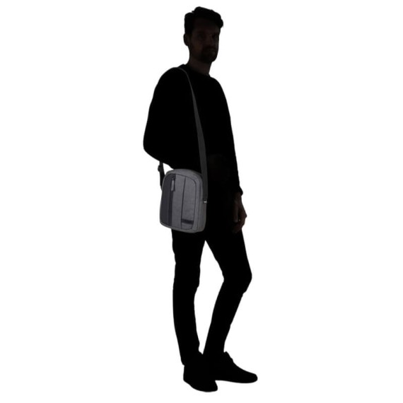 American Tourister Bolsa de Tiracolo STREETHERO Cinza | Ref. 92ME200608