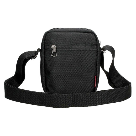 Bolsa de Tiracolo c/ Bolso Frontal Pepe Jeans SANDER Preta | Ref. 186.7675231