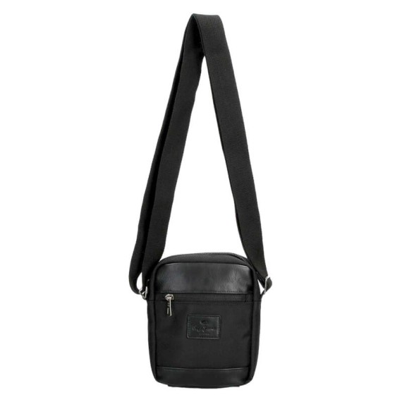 Bolsa de Tiracolo c/ Bolso Frontal Pepe Jeans SANDER Preta | Ref. 186.7675231