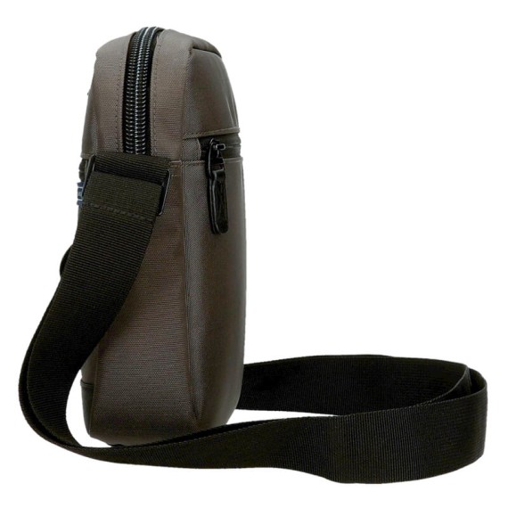 Bolsa de Tiracolo Média Pepe Jeans IRON Cinza | Ref. 186.7655431