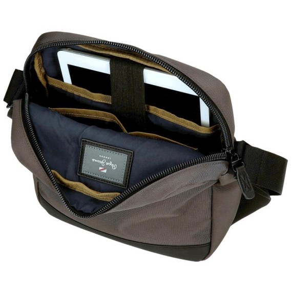 Bolsa de Tiracolo para Tablet Pepe Jeans IRON Cinza | Ref. 186.7655631
