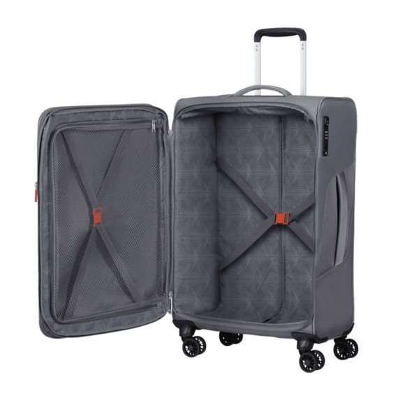 American Tourister Mala de Viagem Média 67cm 4R Exp. SUMMERFUNK Titanium Grey | Ref. 9278G00418