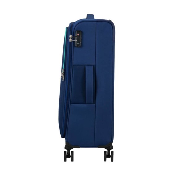 American Tourister Mala de Viagem / Trolley Médio 68cm 4R SEA SEEKER Azul Marinho | Ref. 92MD700241