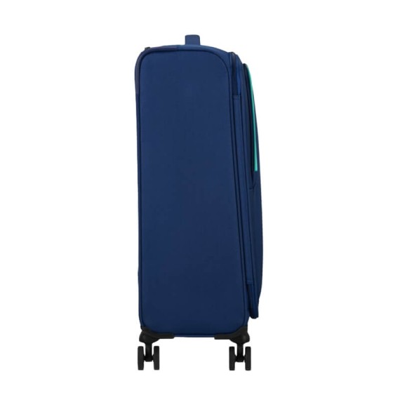American Tourister Mala de Viagem / Trolley Médio 68cm 4R SEA SEEKER Azul Marinho | Ref. 92MD700241
