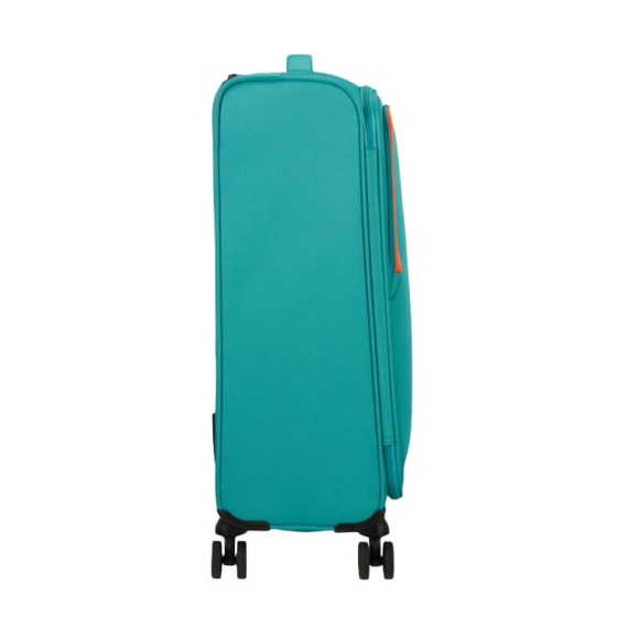 American Tourister Mala de Viagem / Trolley Médio 68cm 4R SEA SEEKER Verde Água | Ref. 92MD700234