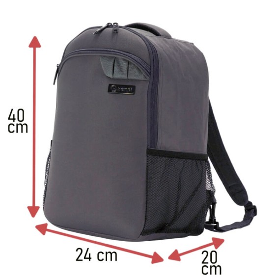 Benzi Mochila Ryanair 40x20x25cm BZ5646 Cinzenta | Ref. 288.BZ5646C