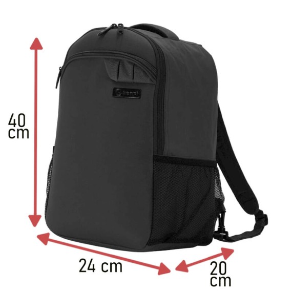 Benzi Mochila Ryanair 40x20x25cm BZ5646 Preta | Ref. 288.BZ5646P