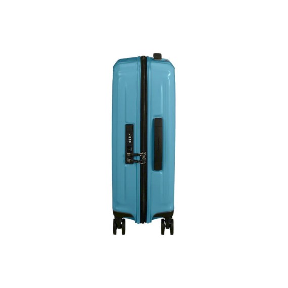 Samsonite Mala de Cabine / Trolley 55cm 4R Exp NUON Azul Oceano Metálico | Ref. 92KF000261