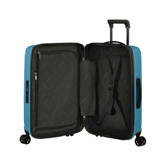 Samsonite Mala de Cabine / Trolley 55cm 4R Exp NUON Azul Oceano Metálico | Ref. 92KF000261