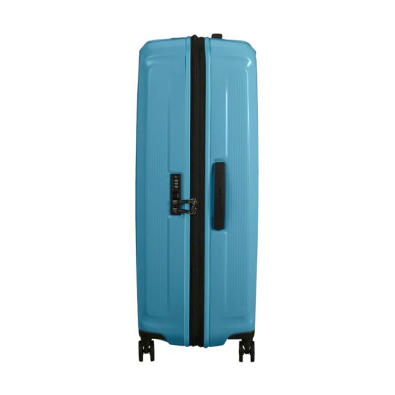 Samsonite Mala de Viagem / Trolley Gigante 81cm Exp NUON Azul Oceano Metálico | Ref. 92KF000561