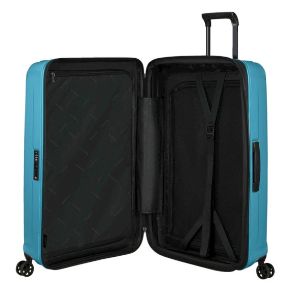 Samsonite Mala de Viagem / Trolley Gigante 81cm Exp NUON Azul Oceano Metálico | Ref. 92KF000561