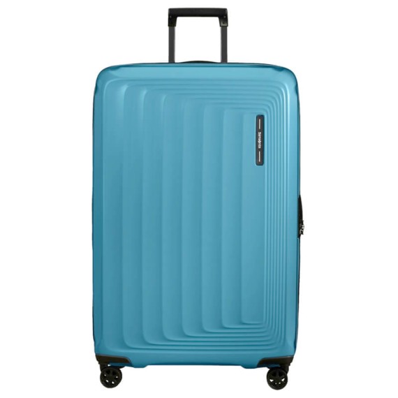 Samsonite Mala de Viagem / Trolley Gigante 81cm Exp NUON Azul Oceano Metálico | Ref. 92KF000561