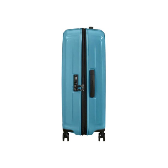 Samsonite Mala de Viagem / Trolley Médio 69cm Exp NUON Azul Oceano Metálico | Ref. 92KF000361 Samsonite Mala de Viagem / Trolley Médio 69cm Exp NUON Azul Oceano Metálico | Ref. 92KF000361