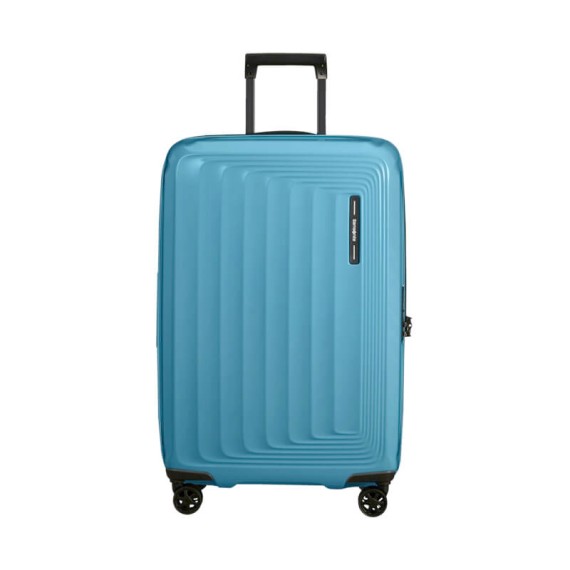 Samsonite Mala de Viagem / Trolley Médio 69cm Exp NUON Azul Oceano Metálico | Ref. 92KF000361 Samsonite Mala de Viagem / Trolley Médio 69cm Exp NUON Azul Oceano Metálico | Ref. 92KF000361