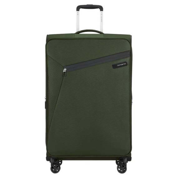 Samsonite Mala de Viagem / Trolley Grande 77cm Exp 4R LITEBEAM Verde Trepadeira | Ref. 92KL700514
