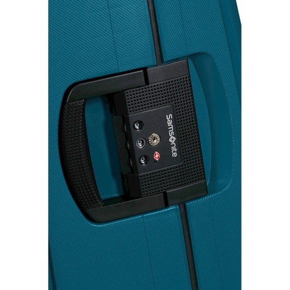 Samsonite Mala de Cabine / Trolley 55cm 4 Rodas S’CURE Azul Petróleo | Ref. 9210U003B3