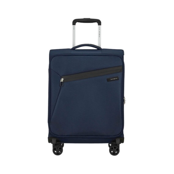 Samsonite Mala de Cabine / Trolley 55cm 4R LITEBEAM Azul Escuro | Ref. 92KL700301