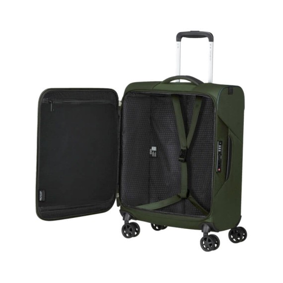 Samsonite Mala de Cabine / Trolley 55cm 4R LITEBEAM Verde Trepadeira | Ref. 92KL700314