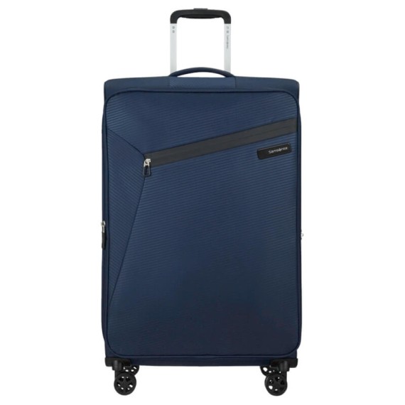 Samsonite Mala de Viagem / Trolley Grande 77cm Exp 4R LITEBEAM Azul Escuro | Ref. 92KL700501