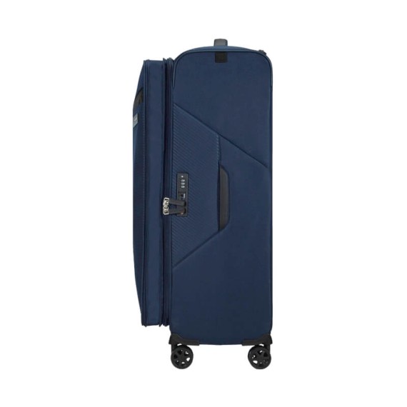 Samsonite Mala de Viagem / Trolley Grande 77cm Exp 4R LITEBEAM Azul Escuro | Ref. 92KL700501