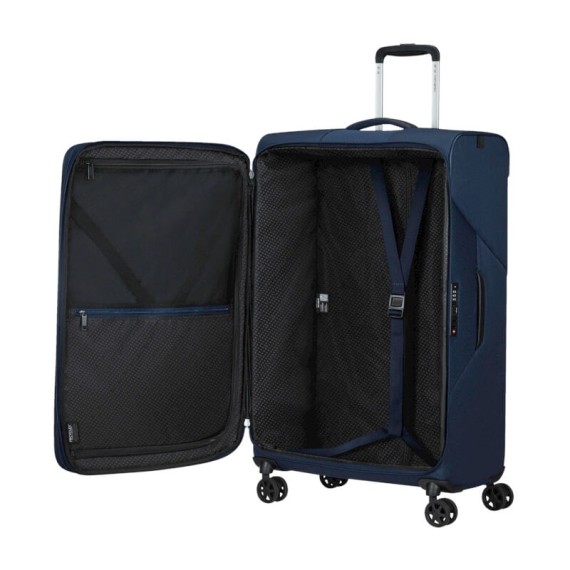 Samsonite Mala de Viagem / Trolley Grande 77cm Exp 4R LITEBEAM Azul Escuro | Ref. 92KL700501