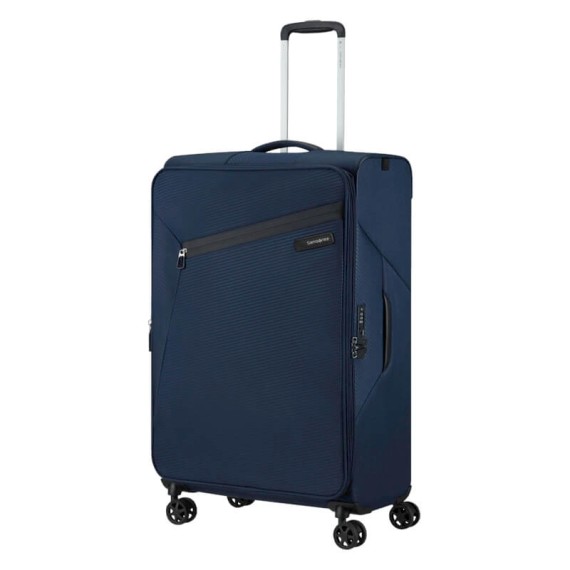 Samsonite Mala de Viagem / Trolley Grande 77cm Exp 4R LITEBEAM Azul Escuro | Ref. 92KL700501