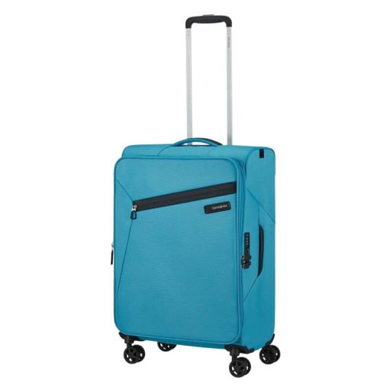 Samsonite Mala de Viagem / Trolley Médio 66cm 4R Exp LITEBEAM Azul Oceano | Ref. 92KL700421 Samsonite Mala de Viagem / Trolley Médio 66cm 4R Exp LITEBEAM Azul Oceano | Ref. 92KL700421