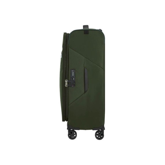 Samsonite Mala de Viagem / Trolley Médio 66cm 4R Exp LITEBEAM Verde Trepadeira | Ref. 92KL700414