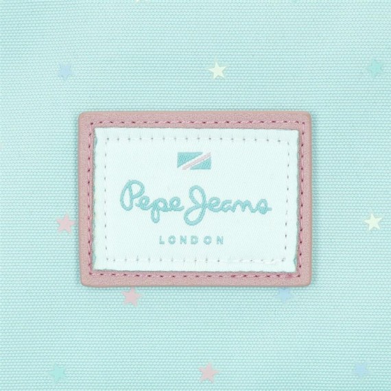 Mochila Pré-Escolar 32cm Pepe Jeans NEREA Turquesa | Ref. 186.6612121