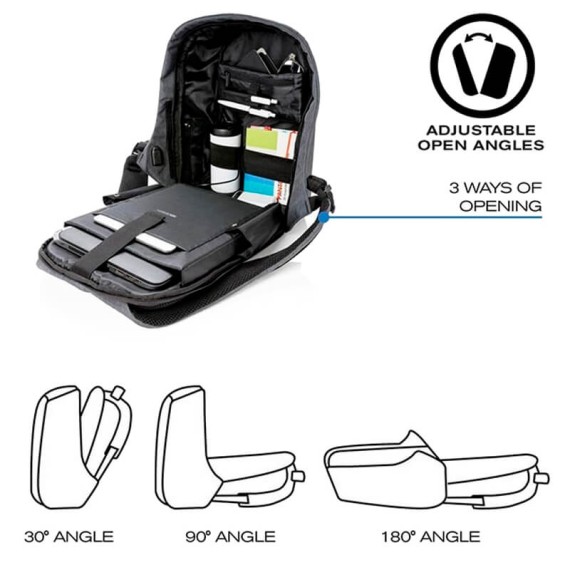 XD DESIGN Mochila para Portátil 14'' Anti-roubo Bobby Compact Amarela | Ref. 309.P705536 XD DESIGN Mochila para Portátil 14'' Anti-roubo Bobby Compact Amarela | Ref. 309.P705536