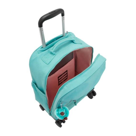 Mochila Escolar c/ 4 Rodas Kipling MESE Seagreen Met Bl | Ref. 187.50KI4480P63