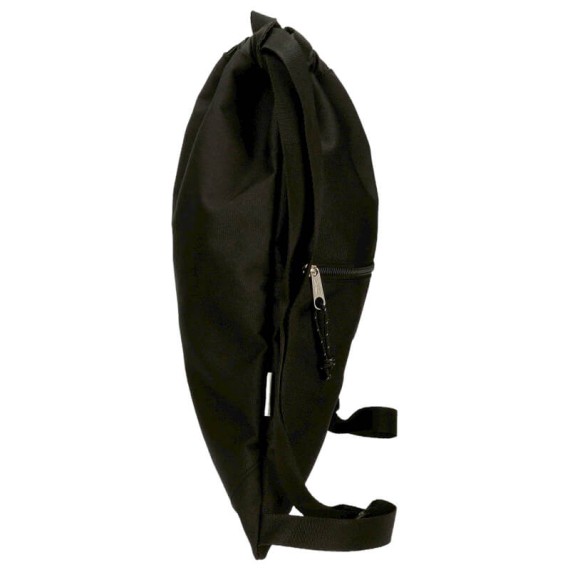 Mochila Saco c/ Bolso Frontal Reebok BOSTON Preto | Ref. 186.8613821