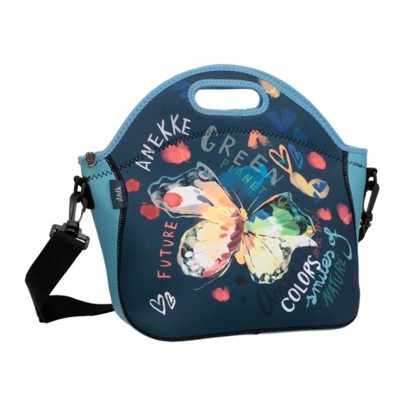 Anekke Saco de Almoço Neoprene BUTTERFLY Azul | Ref. 280.36700-722