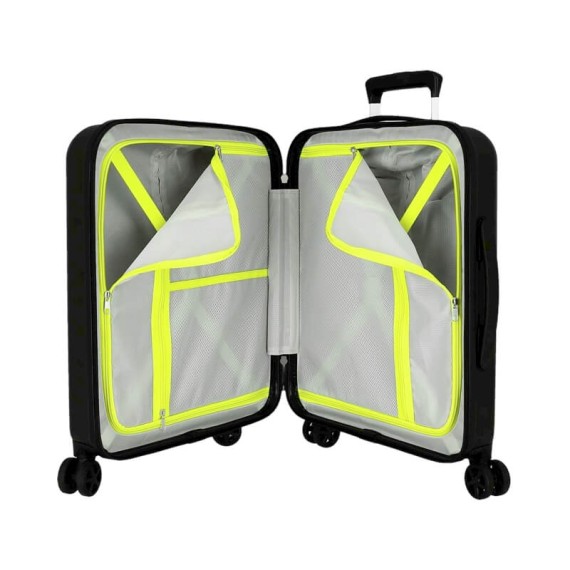 Mala de Cabine / Trolley 55cm 4R Reebok ROXBURY Preta | Ref. 186.8749321