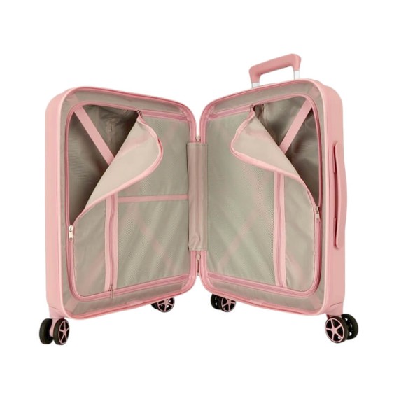 Mala de Cabine / Trolley 55cm 4R Reebok ROXBURY Rosa / Nude | Ref. 186.8749323