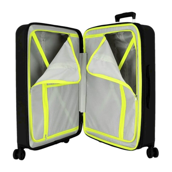 Mala de Viagem / Trolley Grande 70cm 4R Reebok ROXBURY Preta | Ref. 186.8749421