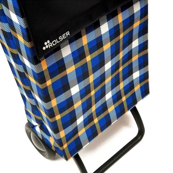 Rolser Carro de Compras JEAN SCOTTISH 2 Rodas 43L Azul | Ref. 253.994335