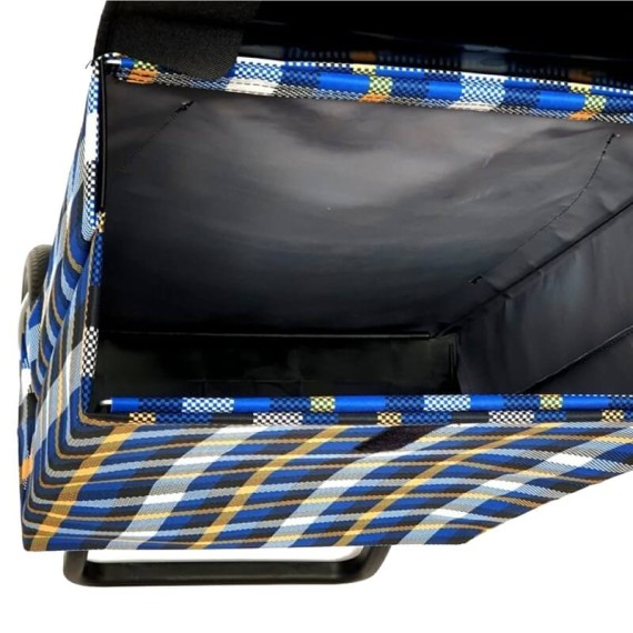 Rolser Carro de Compras JEAN SCOTTISH 2 Rodas 43L Azul | Ref. 253.994335