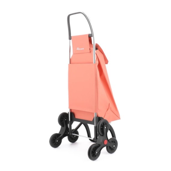 Rolser Carro de Compras SAQUET LN 6 Rodas 43L Coral | Ref. 253.991068