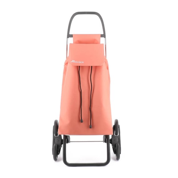 Rolser Carro de Compras SAQUET LN 6 Rodas 43L Coral | Ref. 253.991068