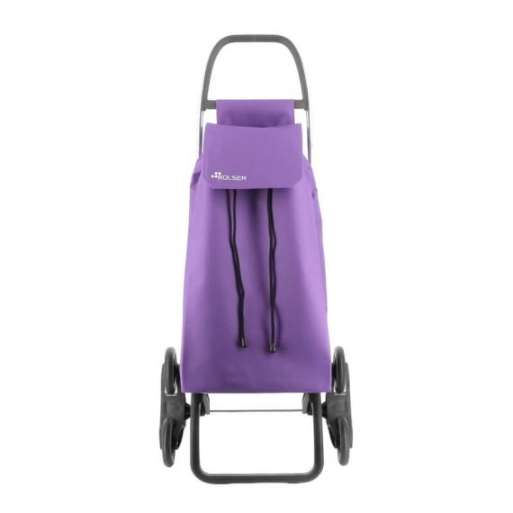 Rolser Carro de Compras SAQUET LN 6 Rodas 43L Malva | Ref. 253.991020