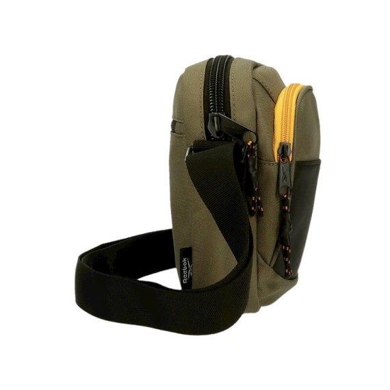 Bolsa de Tiracolo c/ Bolso Frontal Reebok HAMILTON Khaki | Ref. 186.8825221 Bolsa de Tiracolo c/ Bolso Frontal Reebok HAMILTON Khaki | Ref. 186.8825221