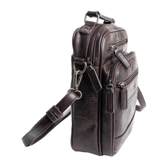 Bolsa de Tiracolo c/ Bolsos Matties NAPPA Castanho Café | Ref. 132.4012030