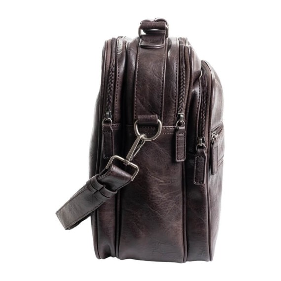 Bolsa de Tiracolo Grande c/ Pega Matties NAPPA Castanho Café | Ref. 132.4012130